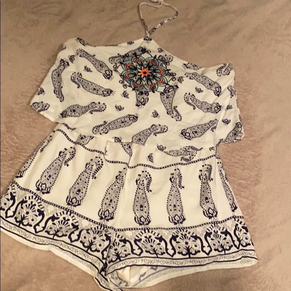 Patterned Romper